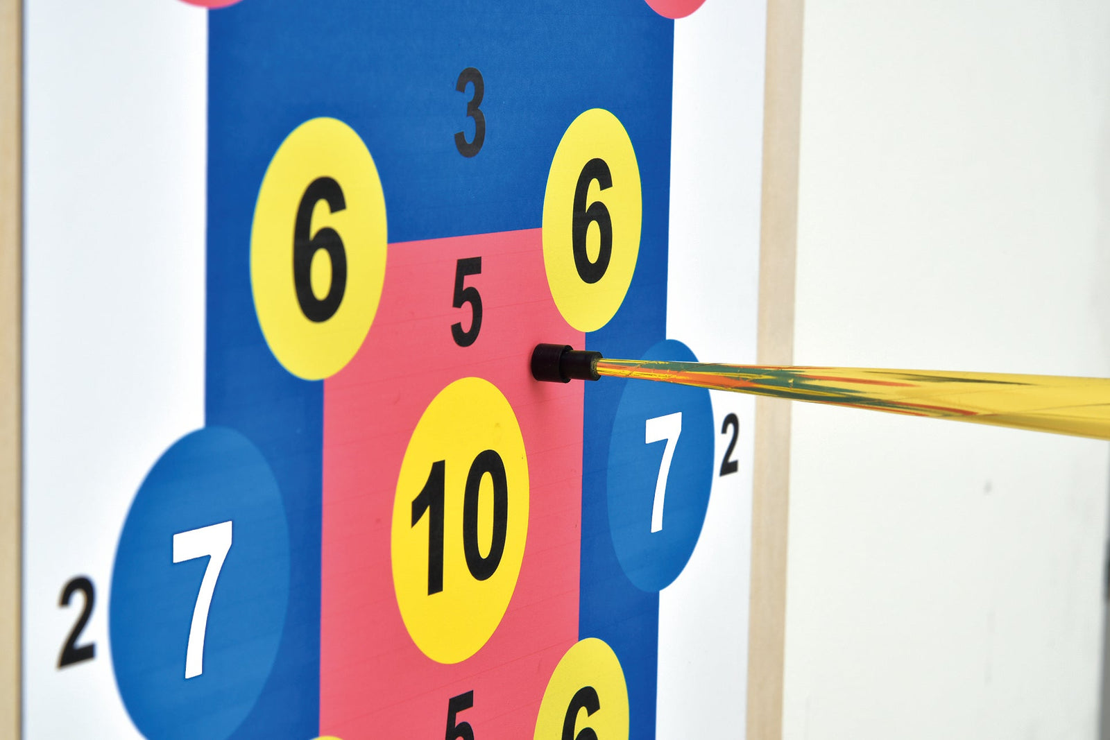 マグネット健康吹矢セット サイズA3点数分散的, 筒100cm 競技・教室で