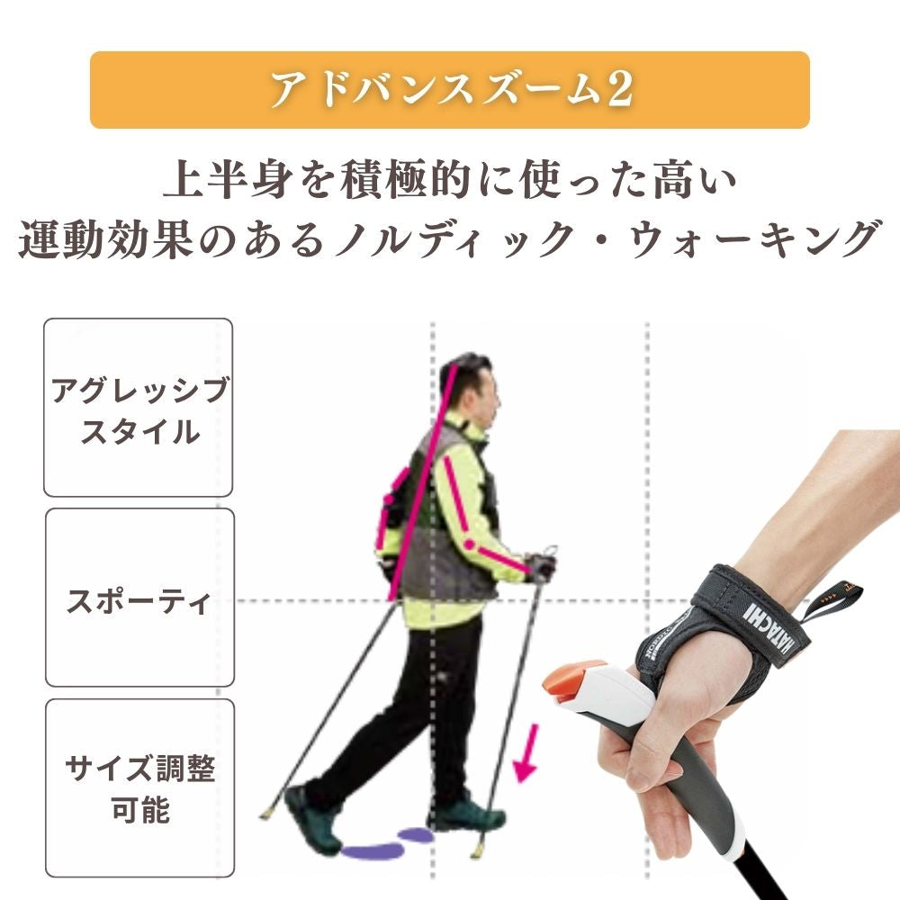 AGPアドバンスズーム2｜ノルディックウォーキング 羽立工業株式会社